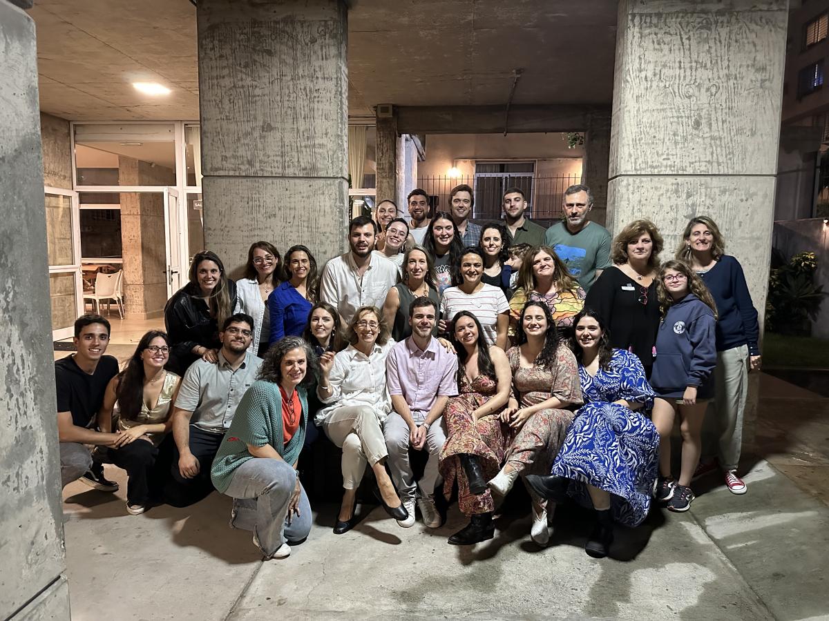 Foto grupal de la despedida de año del Departamento de Histología y Embriología, 2023.